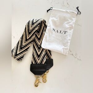 Classic SALT Strap Black and White Chevron Camera Strap